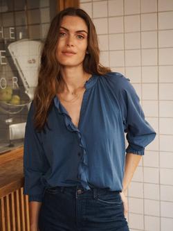 NRBY Stevie Frill Shirt, Blue