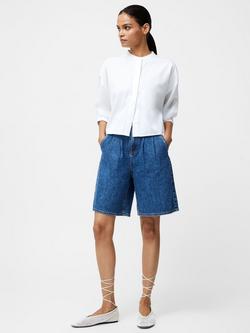 French Connection Denver Denim Bermude Shorts, Vintage Blue, Vintage Blue