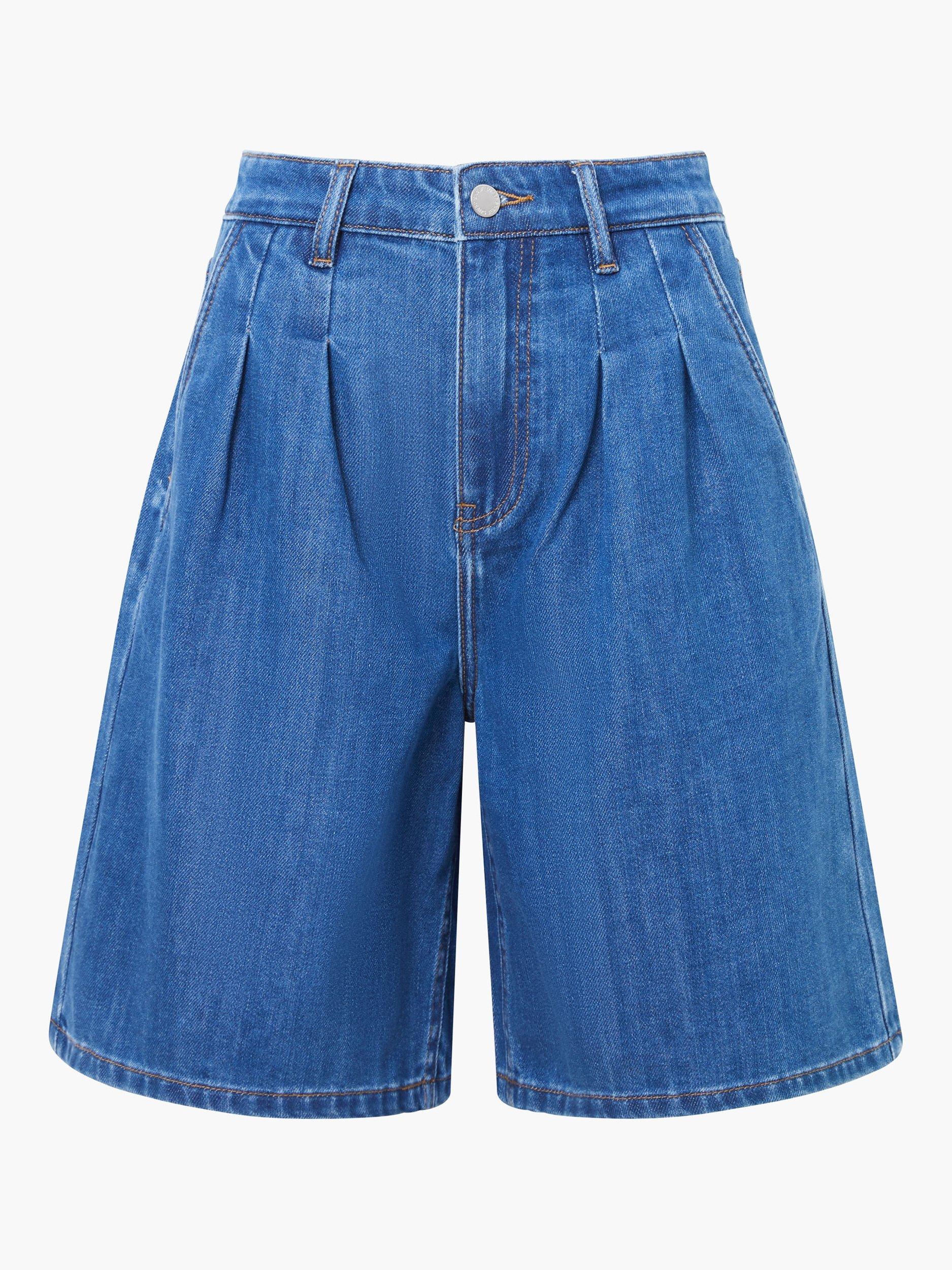 Product image 5 of 5, which shows French Connection Denver Denim Bermude Shorts, Vintage Blue, 6