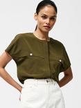 French Connection Capriana Cap Sleeve Shirt
