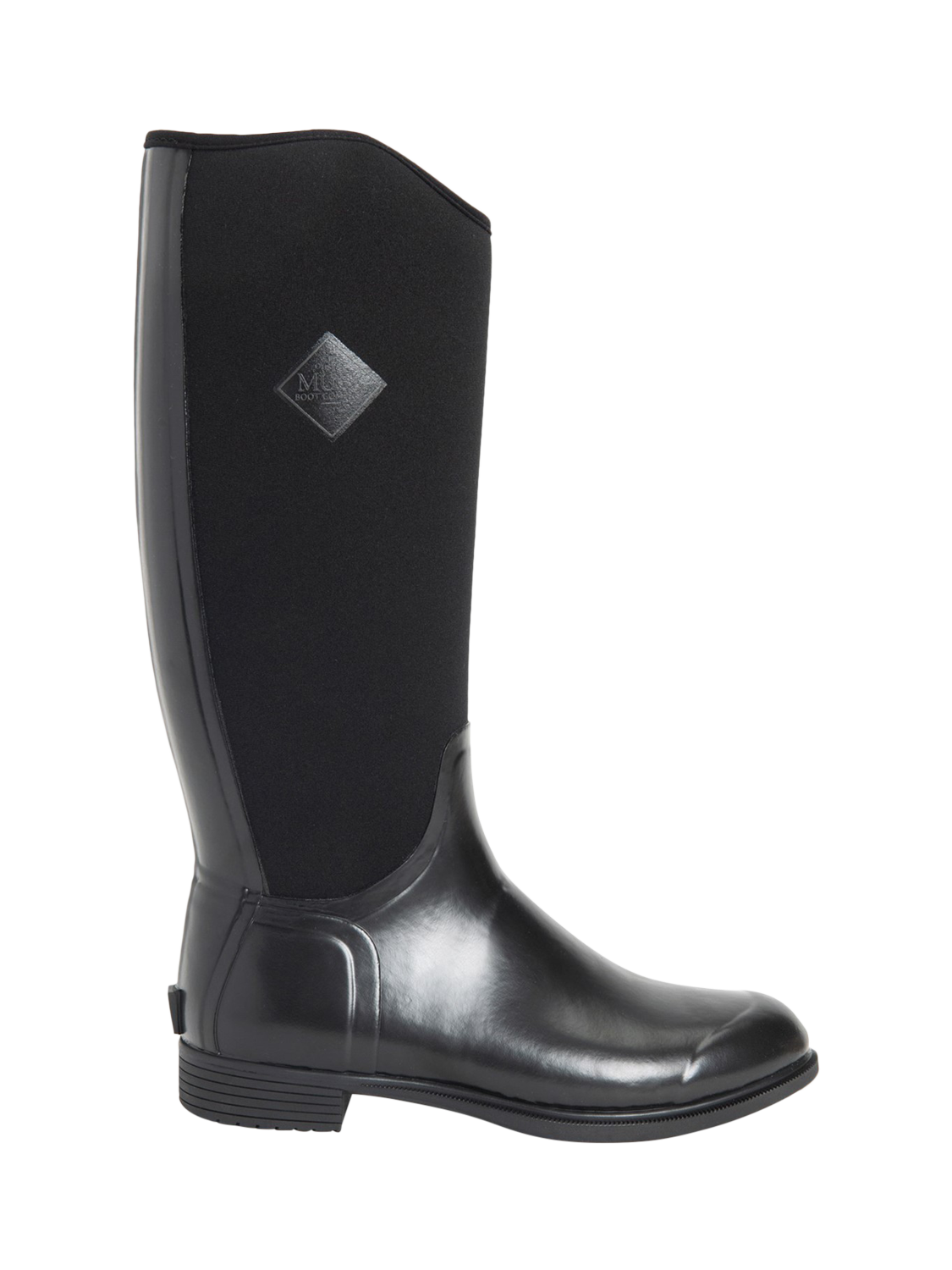 Product image 1 of 6, which shows Muck Derby Tall Wellington Boots, Black, 3