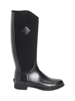 Muck Derby Tall Wellington Boots, Black, Black