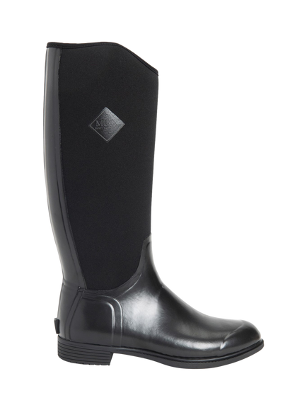 Muck Derby Tall Wellington Boots, Black