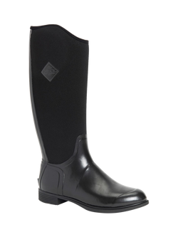 Muck Derby Tall Wellington Boots, Black - view 2, Black