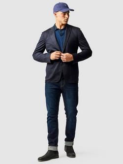 Rodd & Gunn Moorefield Lyocell-Wool Blend Slim Fit Blazer, Indigo - view 2, Indigo