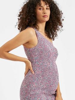 Ripe Skipper Asymmetric Maternity Dress, Multi - view 2, Multi