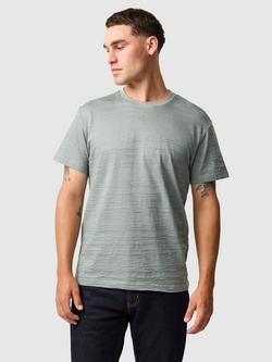 Rodd & Gunn Leith Valley Cotton Slim Fit Abstract T-Shirt, Sage Green