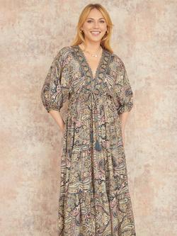 Yumi Paisley Kimono Dress, Multi, Multi