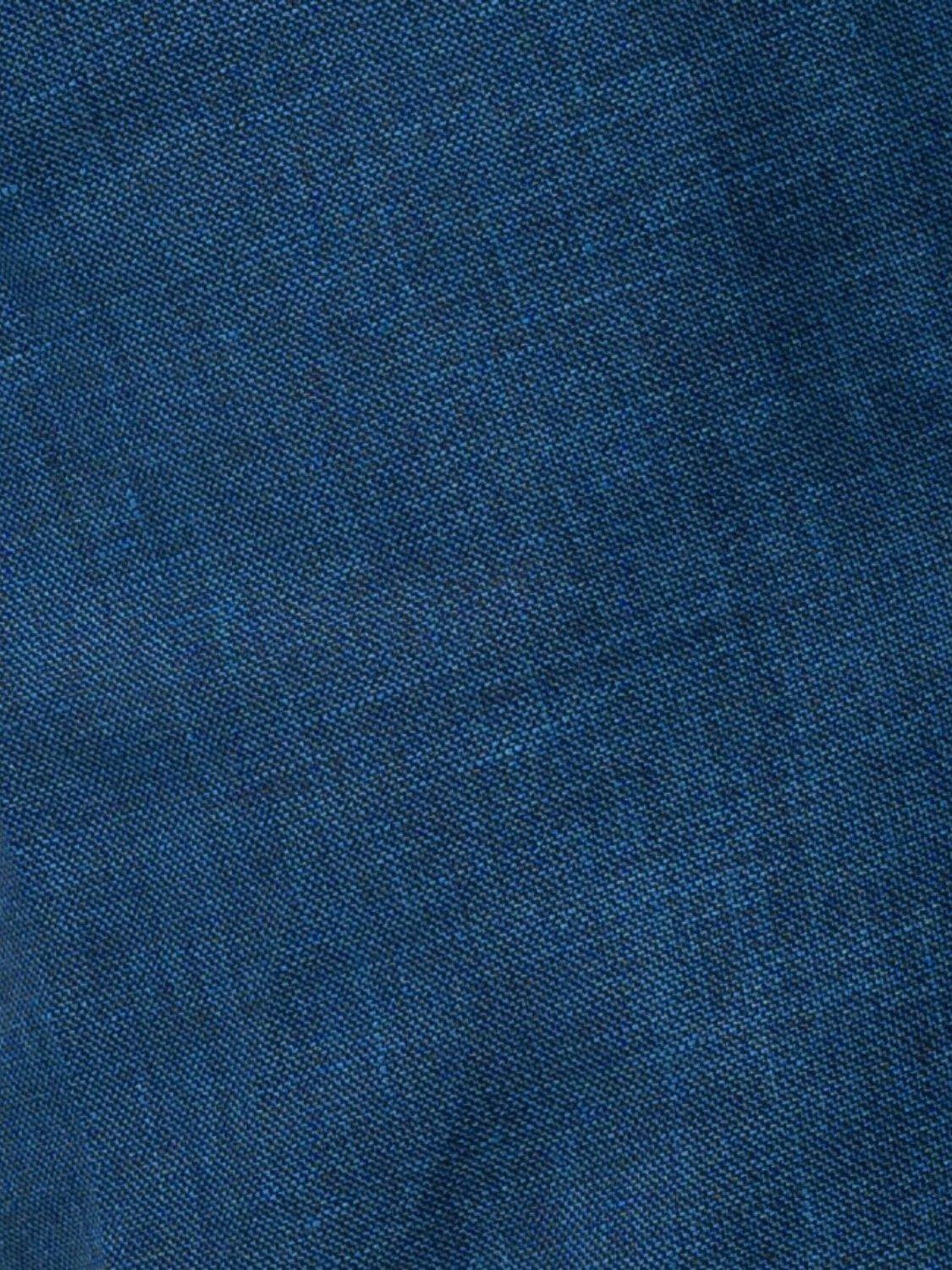 Product image 8 of 8, which shows KOY Linen Blend Suit Trousers, Blue Teal, W30/L34