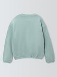John Lewis Kids' Graphic Flowers Sweatshirt, Blue