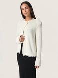 Soaked In Luxury Alika Boucle Button Cardigan, White