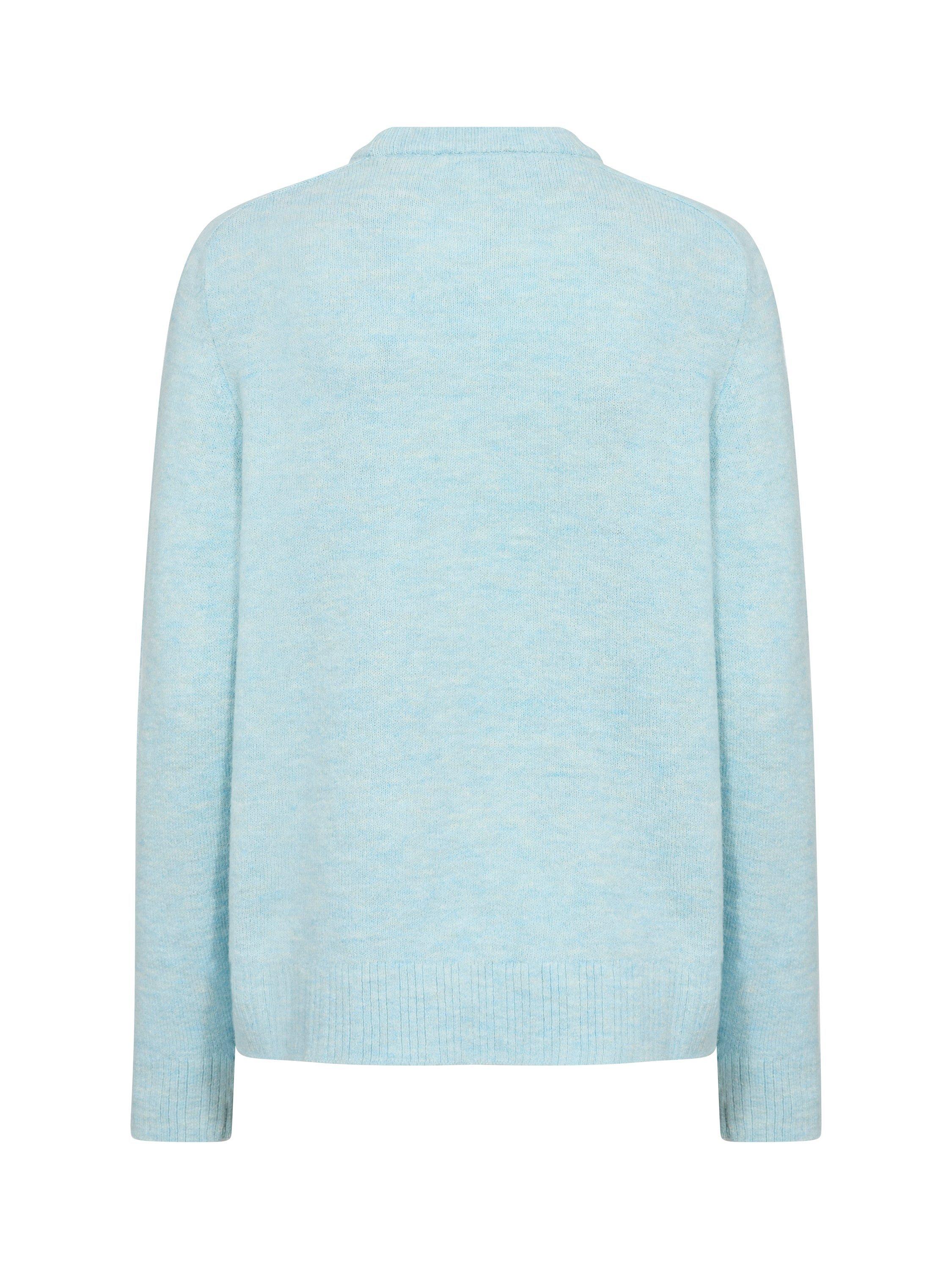 Product image 6 of 6, which shows Soaked In Luxury Amani Round Neck Jumper, Nantucket Breeze, XS