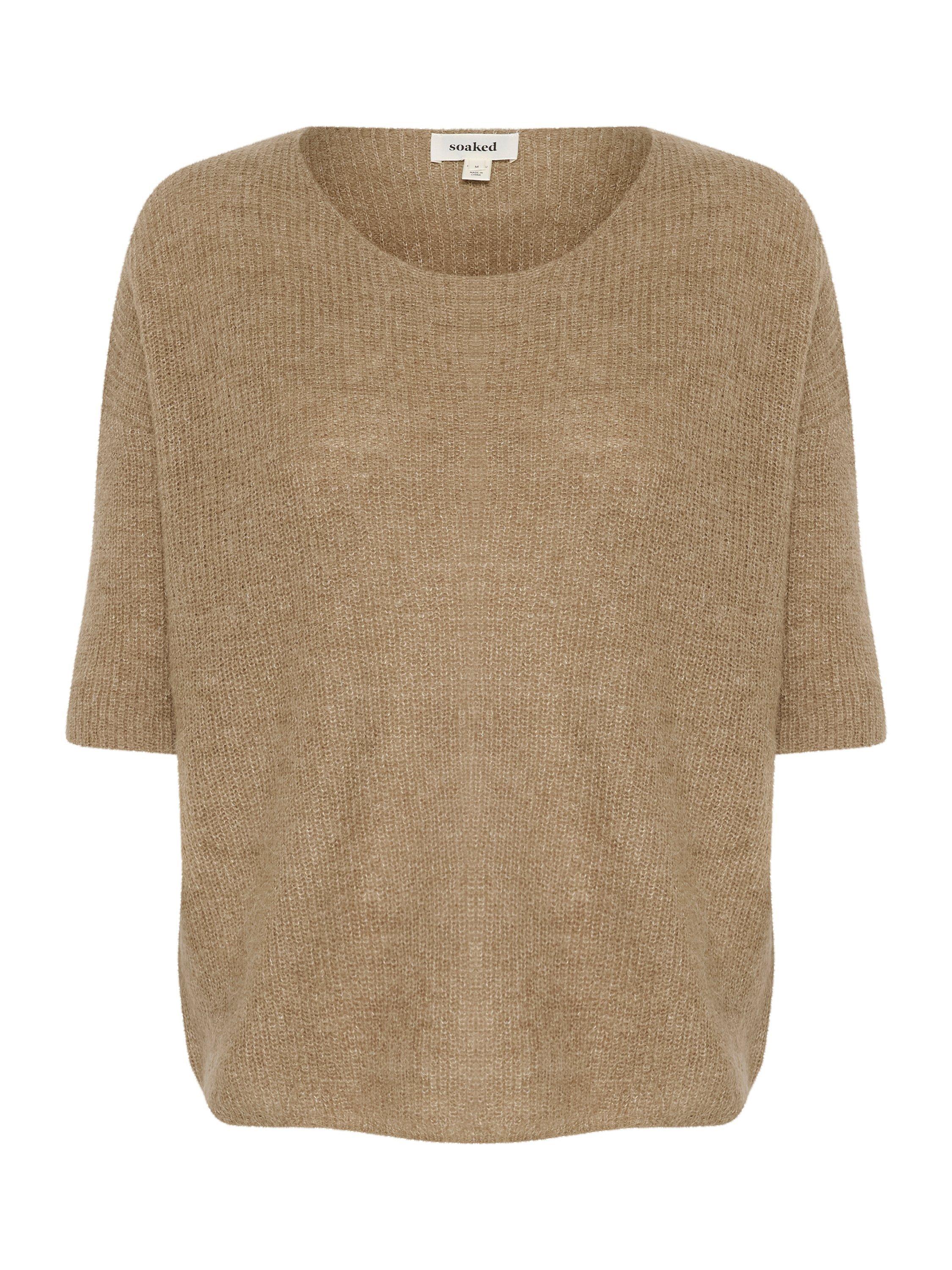 Product image 5 of 6, which shows Soaked In Luxury Tuesday Wool Rich Jumper, Neutral, L