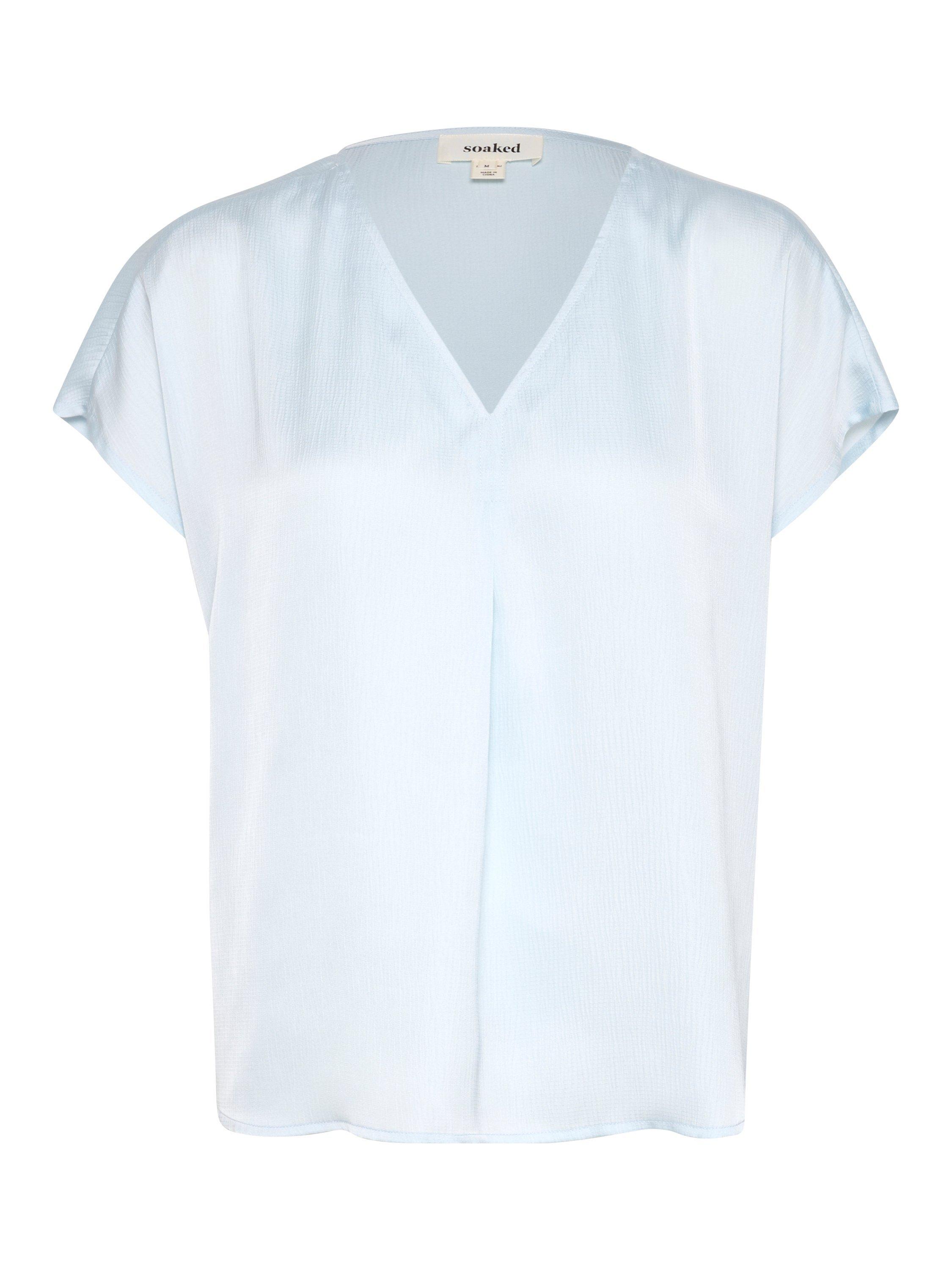 Product image 5 of 6, which shows Soaked In Luxury Ioana V-Neck Top, Nantucket Breeze, S