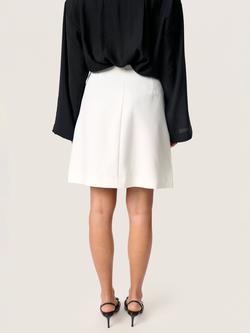 Soaked In Luxury Corinne A-Line Silhouette Mini Skirt - view 2, Broken White