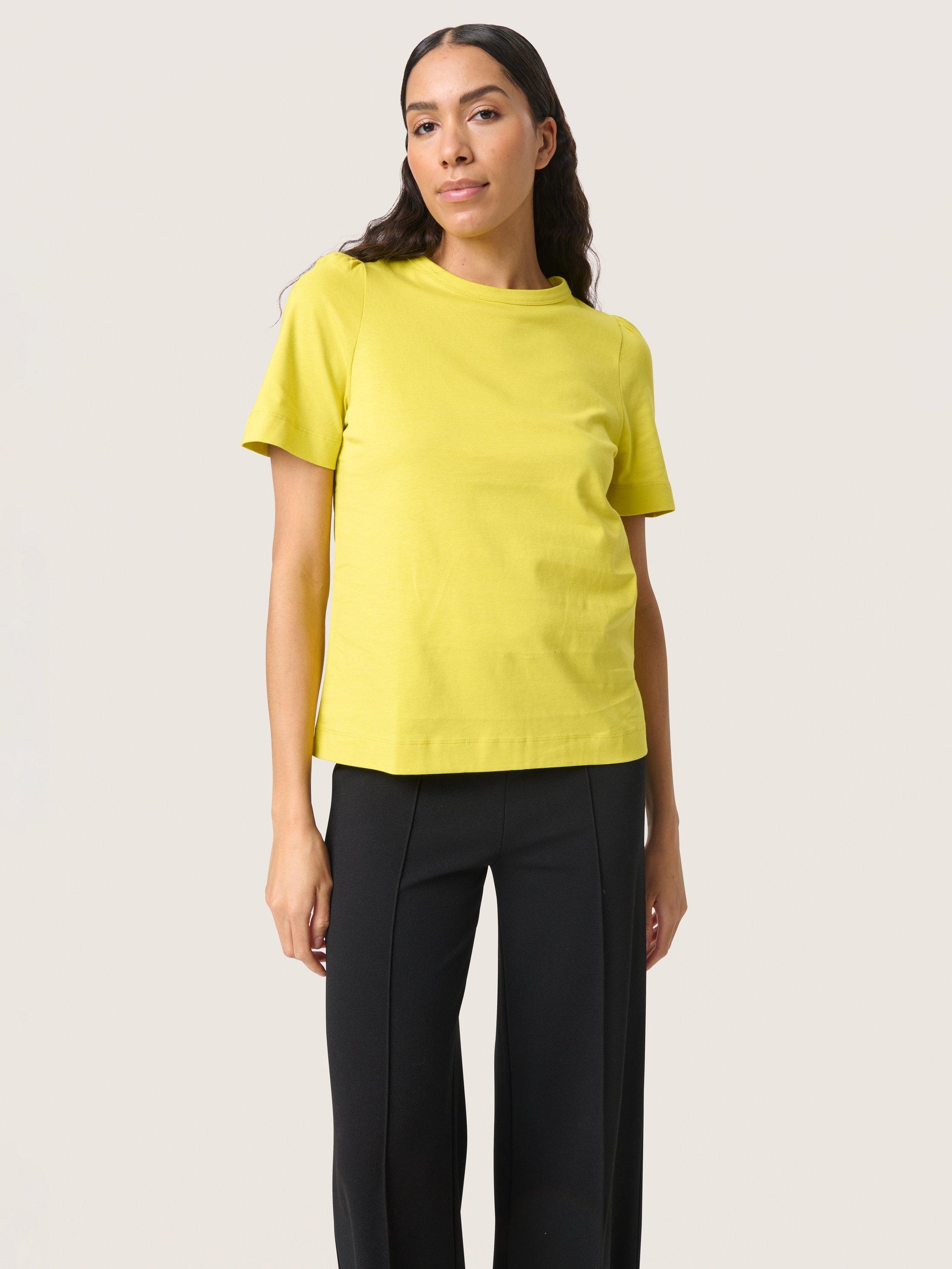 Product image 1 of 4, which shows Soaked In Luxury Jina Puff Sleeve Top, Snake Eye, XS