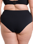 Curvy Kate Jet Set High Waist Bikini Bottoms, Black