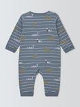 John Lewis Baby Loch Ness Romper, Blue
