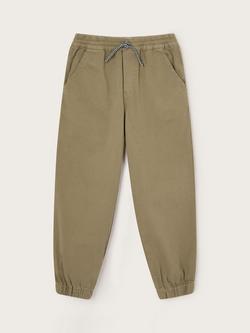 Monsoon Kids' Cuffed Joggers, Stone, Stone