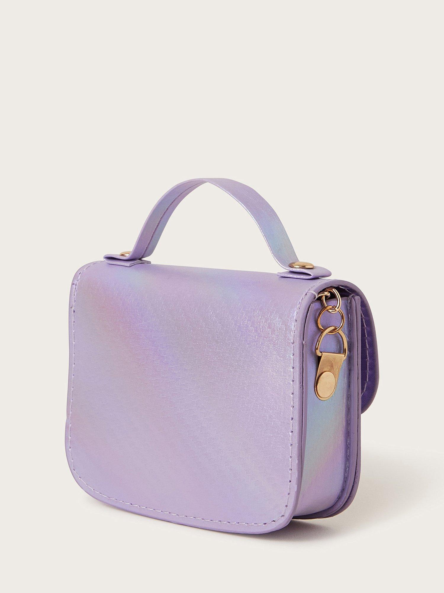Product image 2 of 4, which shows Monsoon Kids' Rainbow Satchel Bag, Multi, One Size