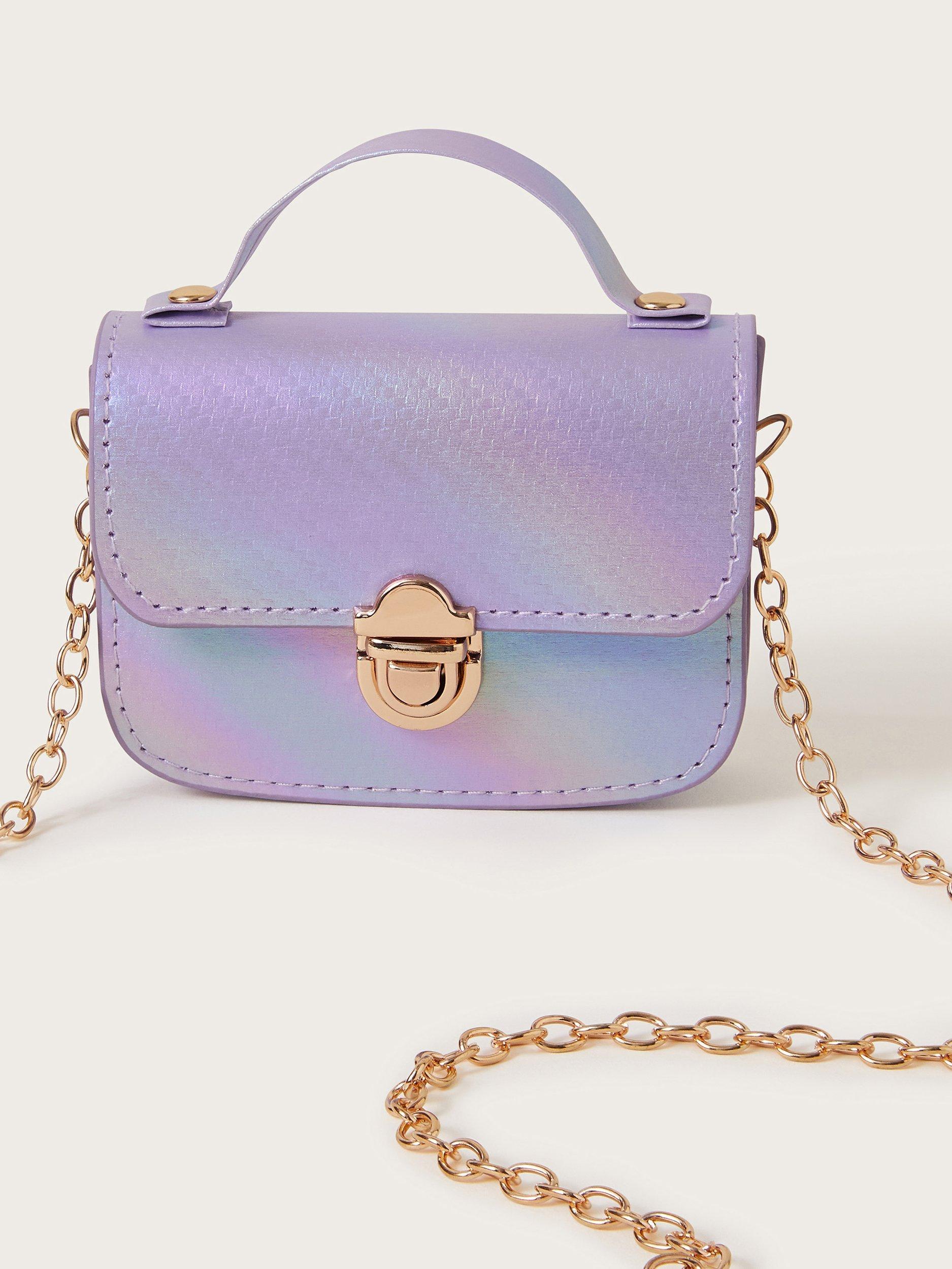 Product image 3 of 4, which shows Monsoon Kids' Rainbow Satchel Bag, Multi, One Size