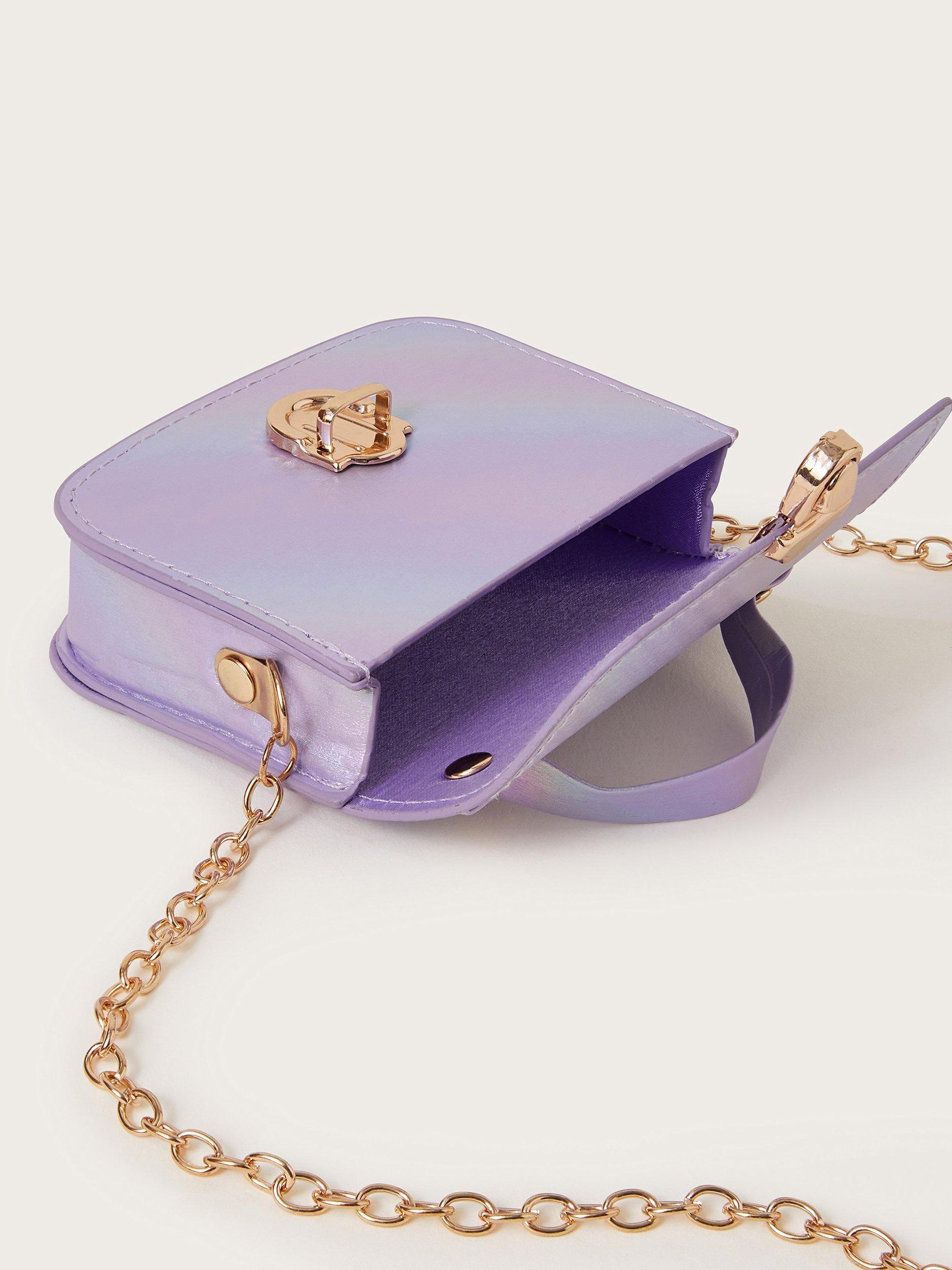 Product image 4 of 4, which shows Monsoon Kids' Rainbow Satchel Bag, Multi, One Size