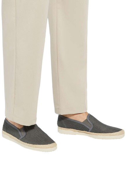 Dune London Fisherr Fabric Espadrille Shoes - view 2, Grey