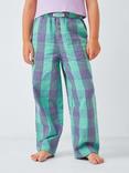 John Lewis Kids' Mix-And-Match Check Pyjama Bottoms, Purple