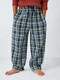 John Lewis Kids' Mix-And-Match Check Pyjama Bottoms, Navy