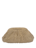 Paradox London Dianne Ruched Clutch Bag, Gold