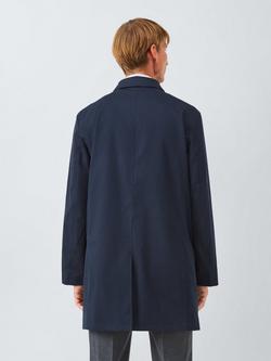 John Lewis Cotton Blend City Mac - view 2, Navy