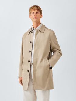 John Lewis Cotton Blend City Mac, Stone
