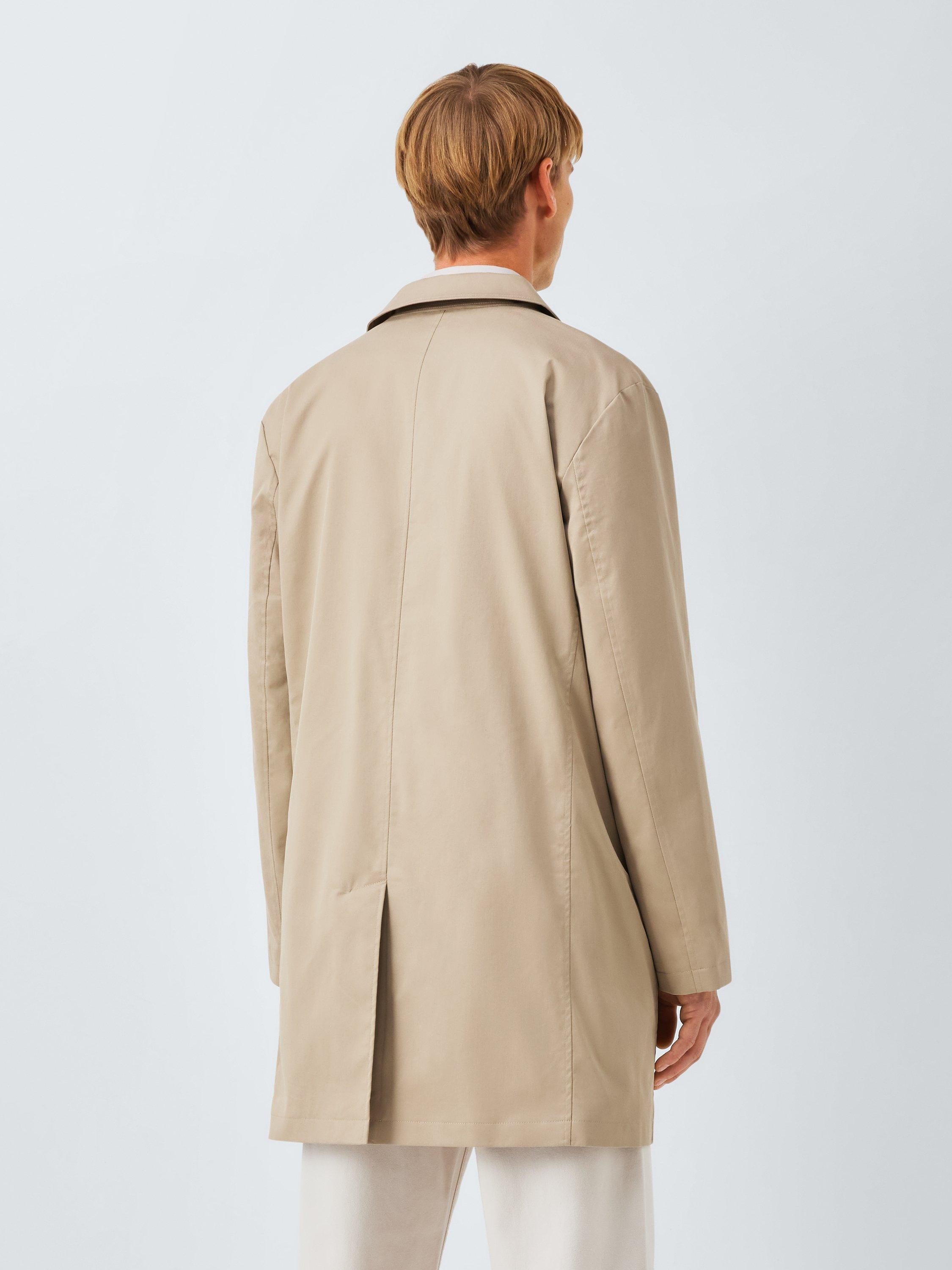 Product image 2 of 5, which shows John Lewis Cotton Blend City Mac, Stone, S