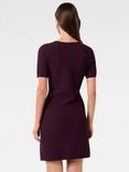 Forever New Leena Trim Detail Mini Dress, Berry, Berry