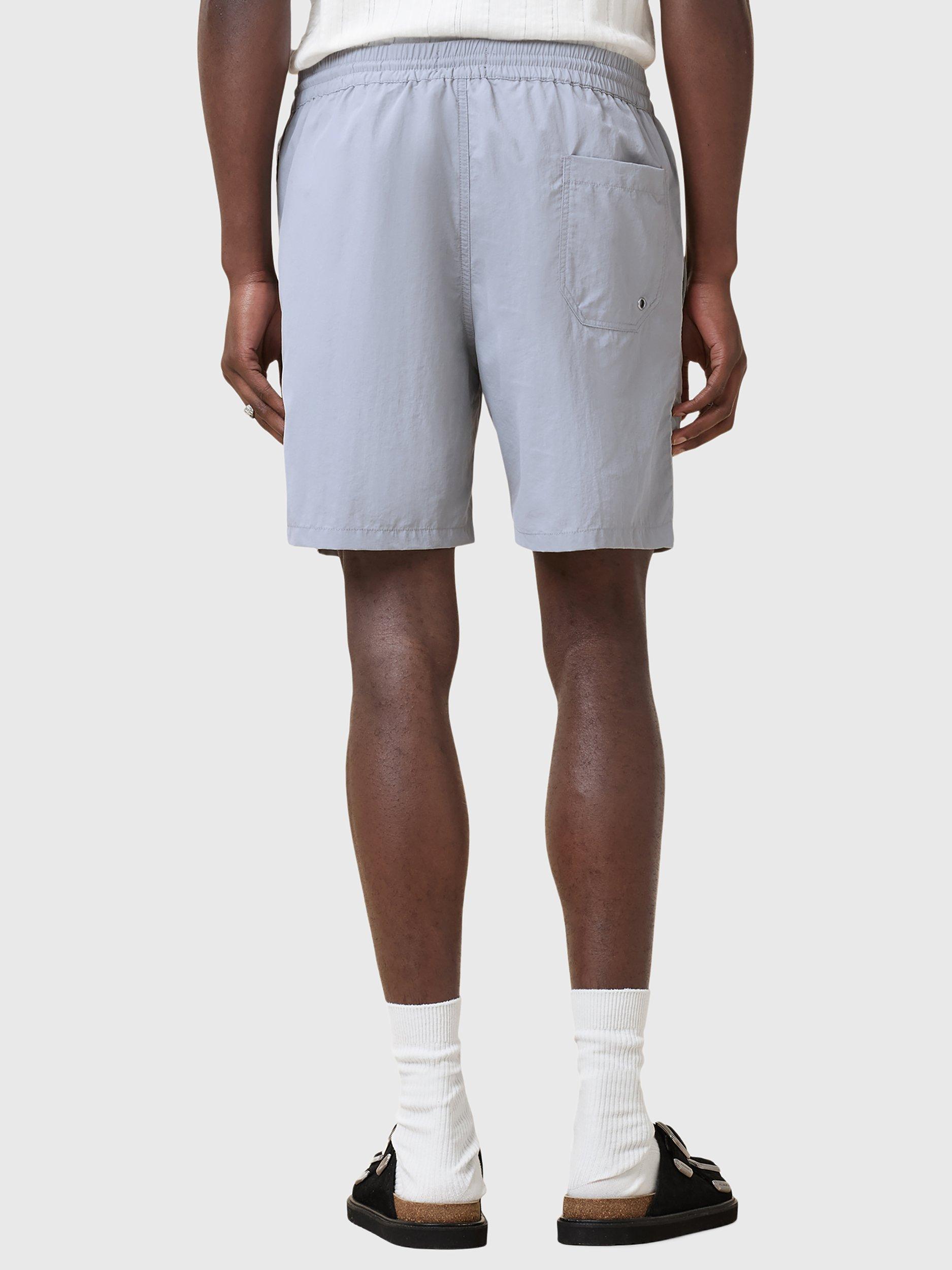 Product image 2 of 10, which shows AllSaints Underground Swim Shorts, Machine Grey, XS