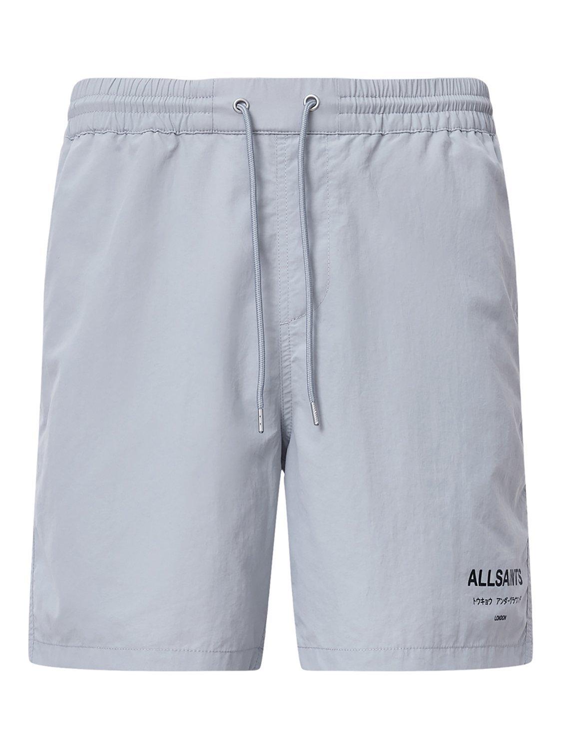 Product image 4 of 10, which shows AllSaints Underground Swim Shorts, Machine Grey, XS