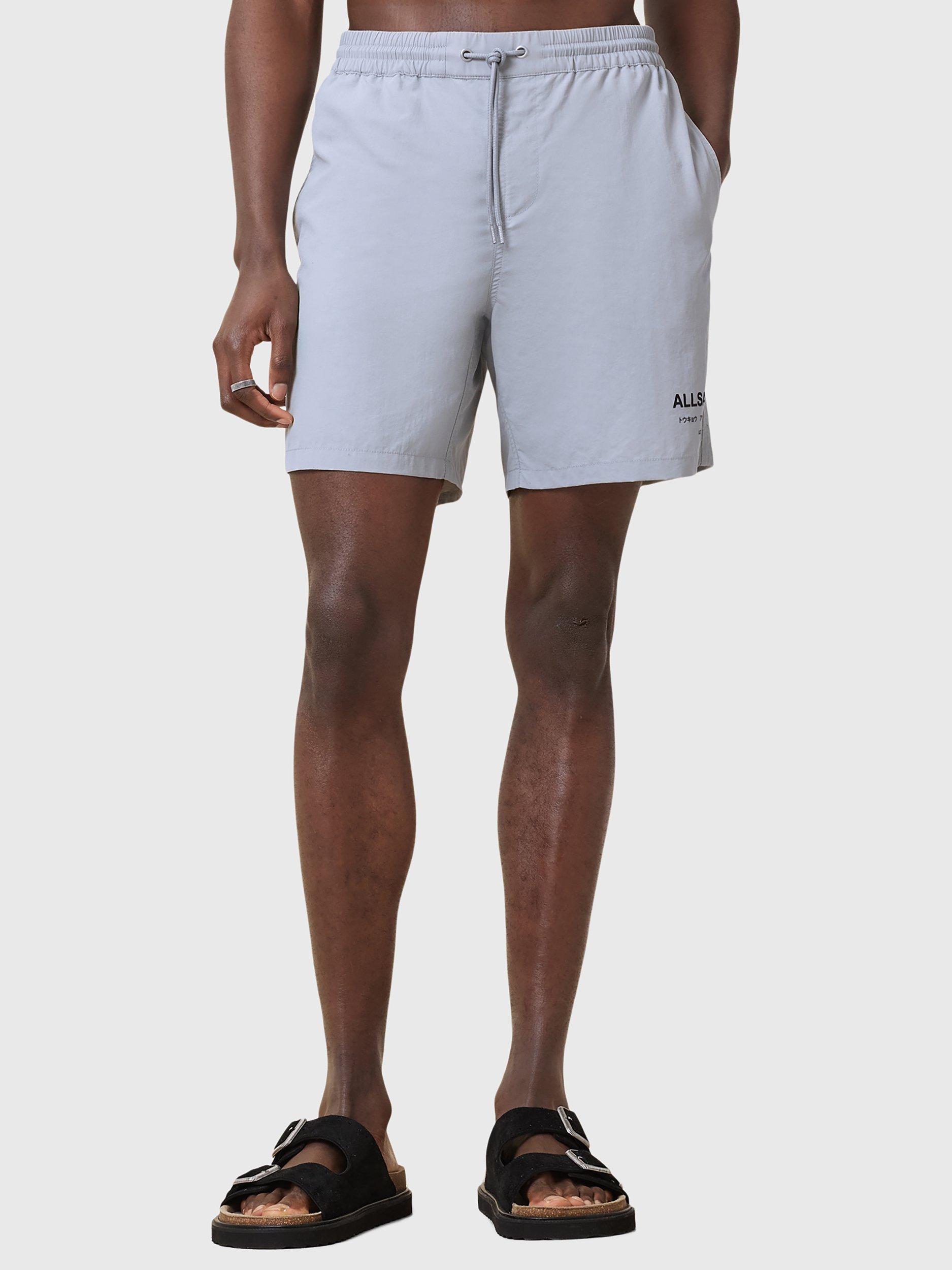Product image 7 of 10, which shows AllSaints Underground Swim Shorts, Machine Grey, XS