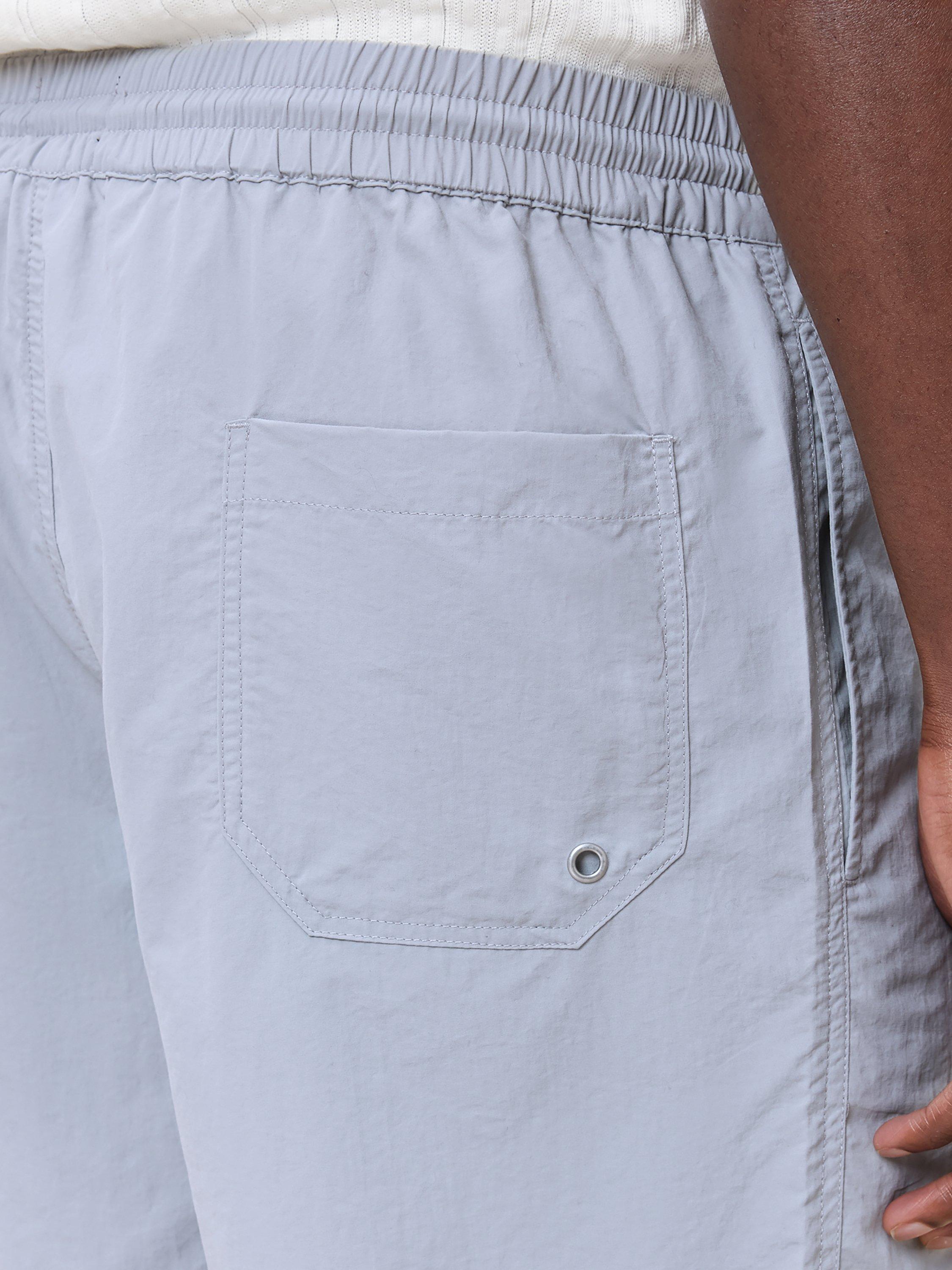 Product image 8 of 10, which shows AllSaints Underground Swim Shorts, Machine Grey, XS
