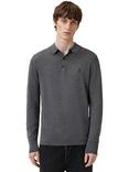 AllSaints Mode Ramskull Merino Wool Polo Shirt