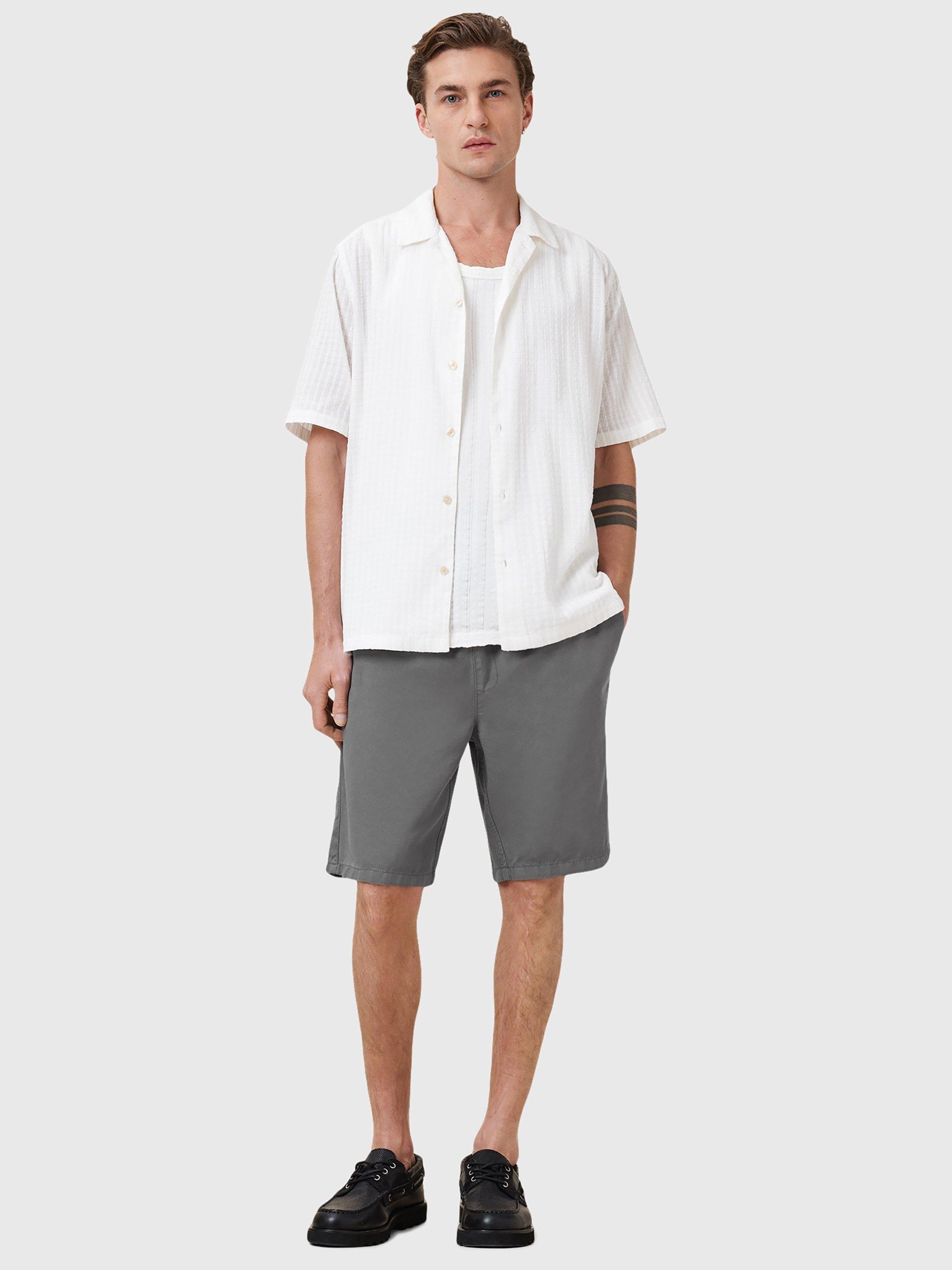 Product image 6 of 8, which shows AllSaints Hanbury Shorts, Pillar Grey, L