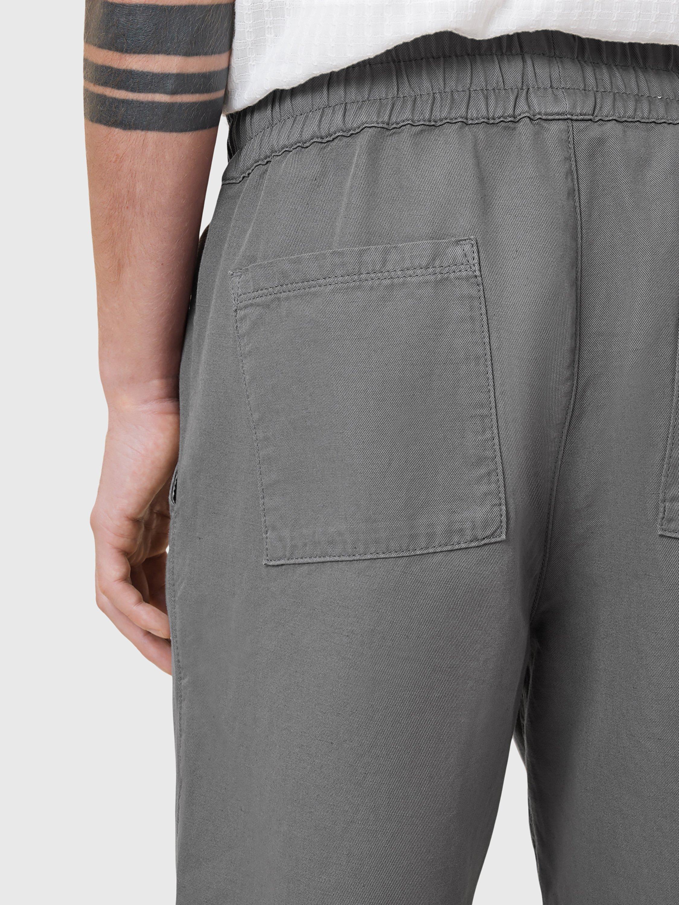 Product image 7 of 8, which shows AllSaints Hanbury Shorts, Pillar Grey, L