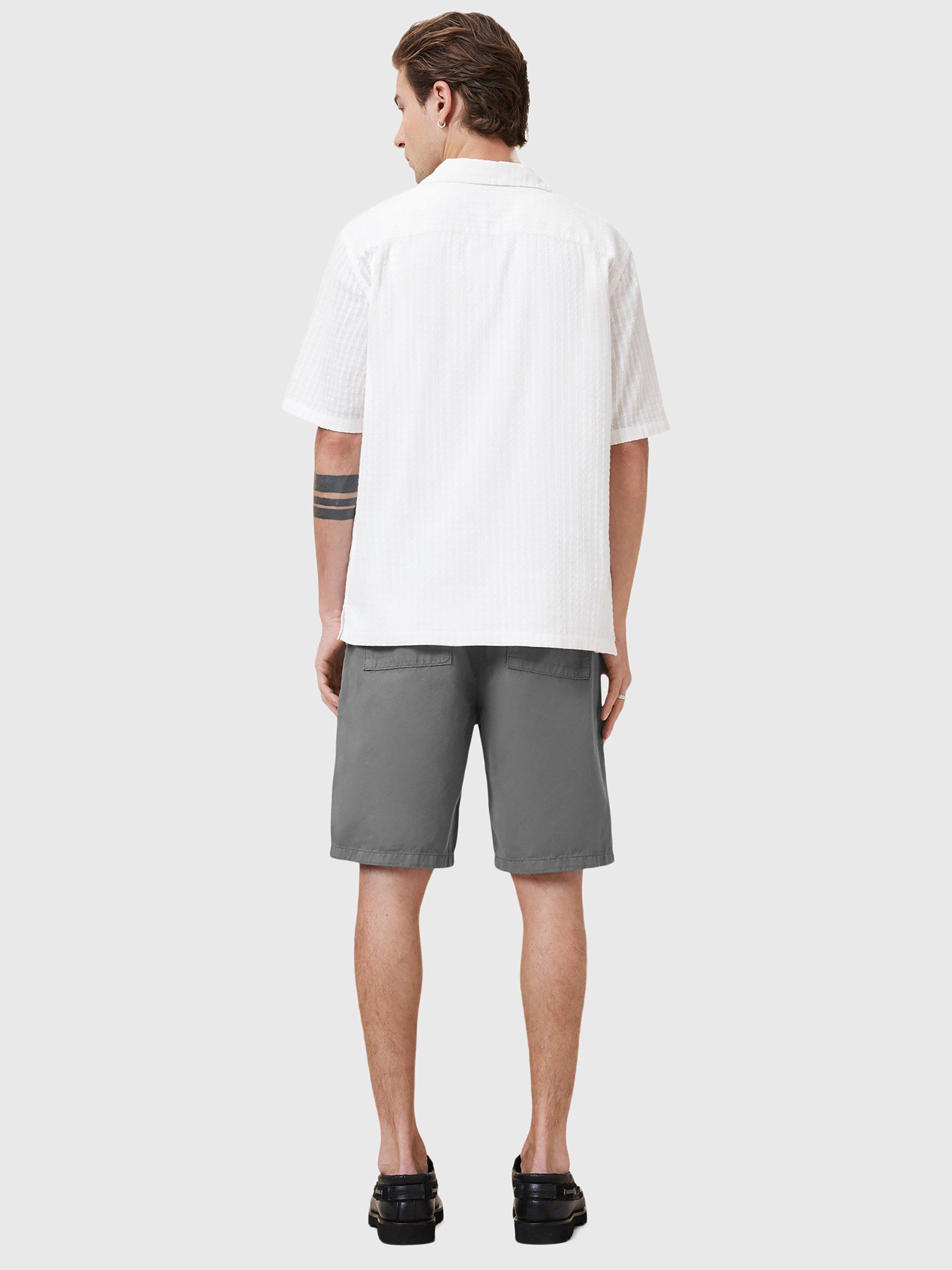 Product image 8 of 8, which shows AllSaints Hanbury Shorts, Pillar Grey, L