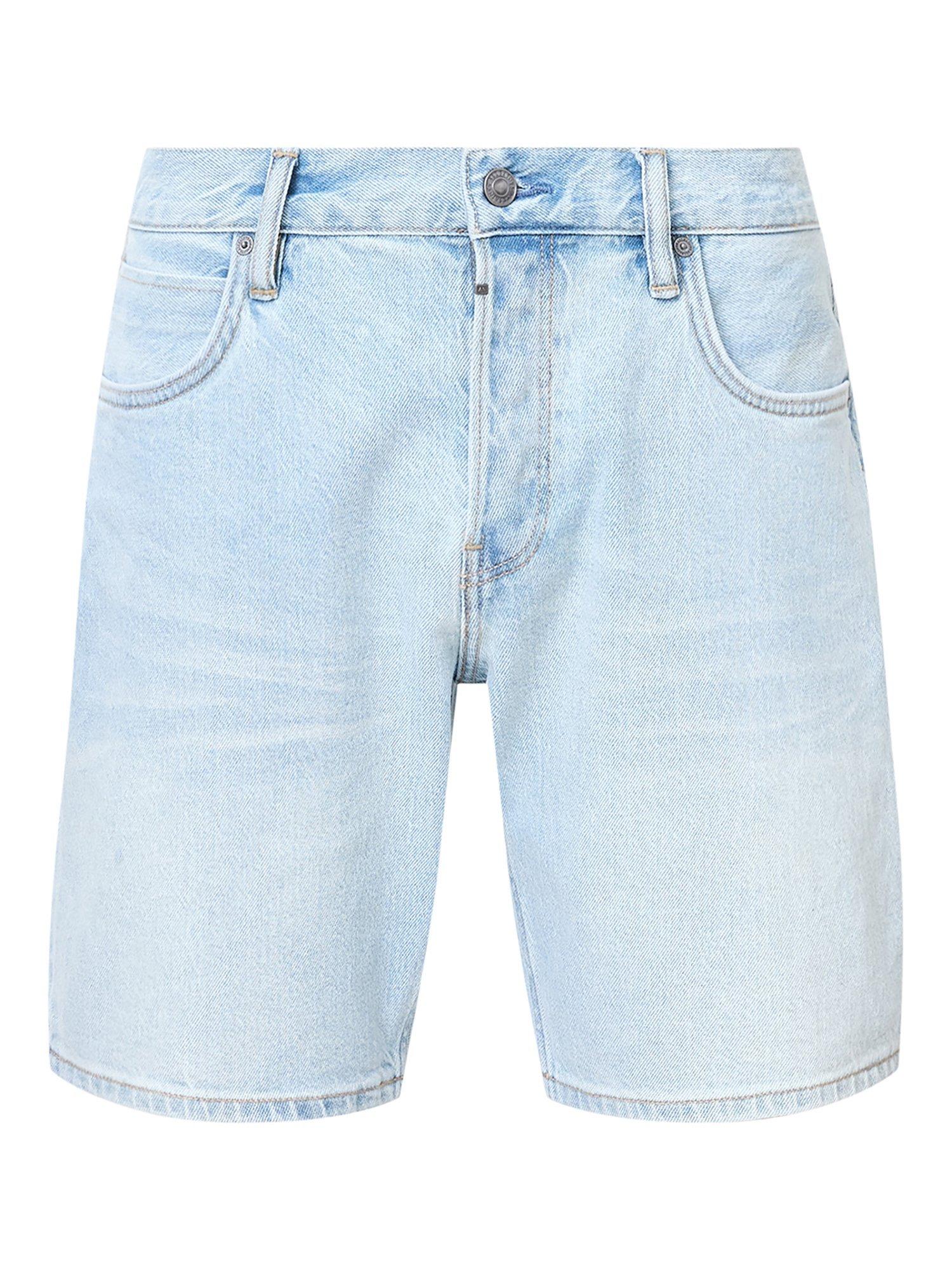 Product image 4 of 8, which shows AllSaints Switch Slim Fit Denim Shorts, Blue Light, 28R