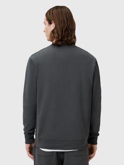 AllSaints Raven Organic Cotton Sweatshirt - view 2, Carter Grey