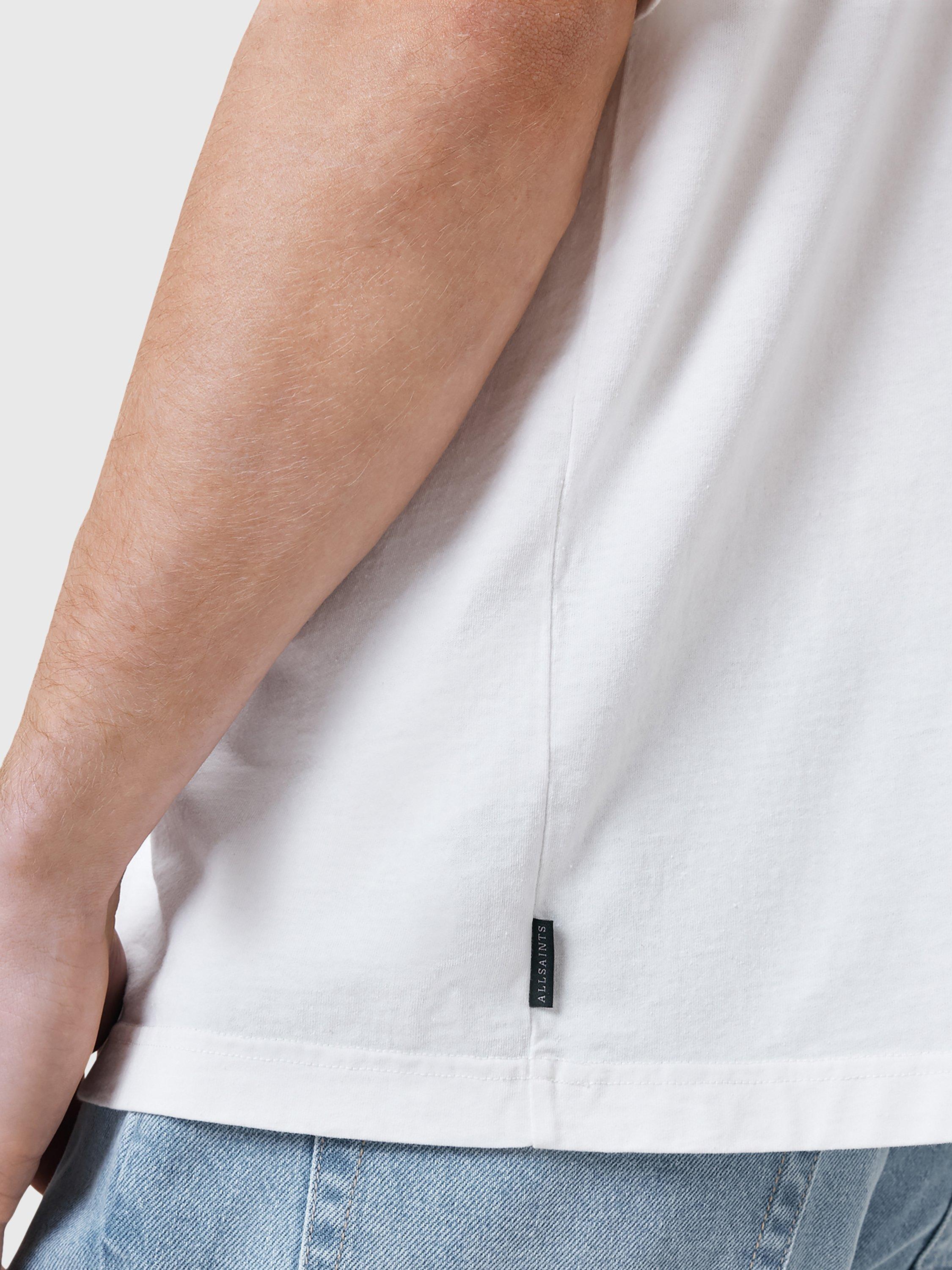 Product image 7 of 7, which shows AllSaints Sonny Organic Cotton Blend Oversized Crew Neck T-Shirt, White, S