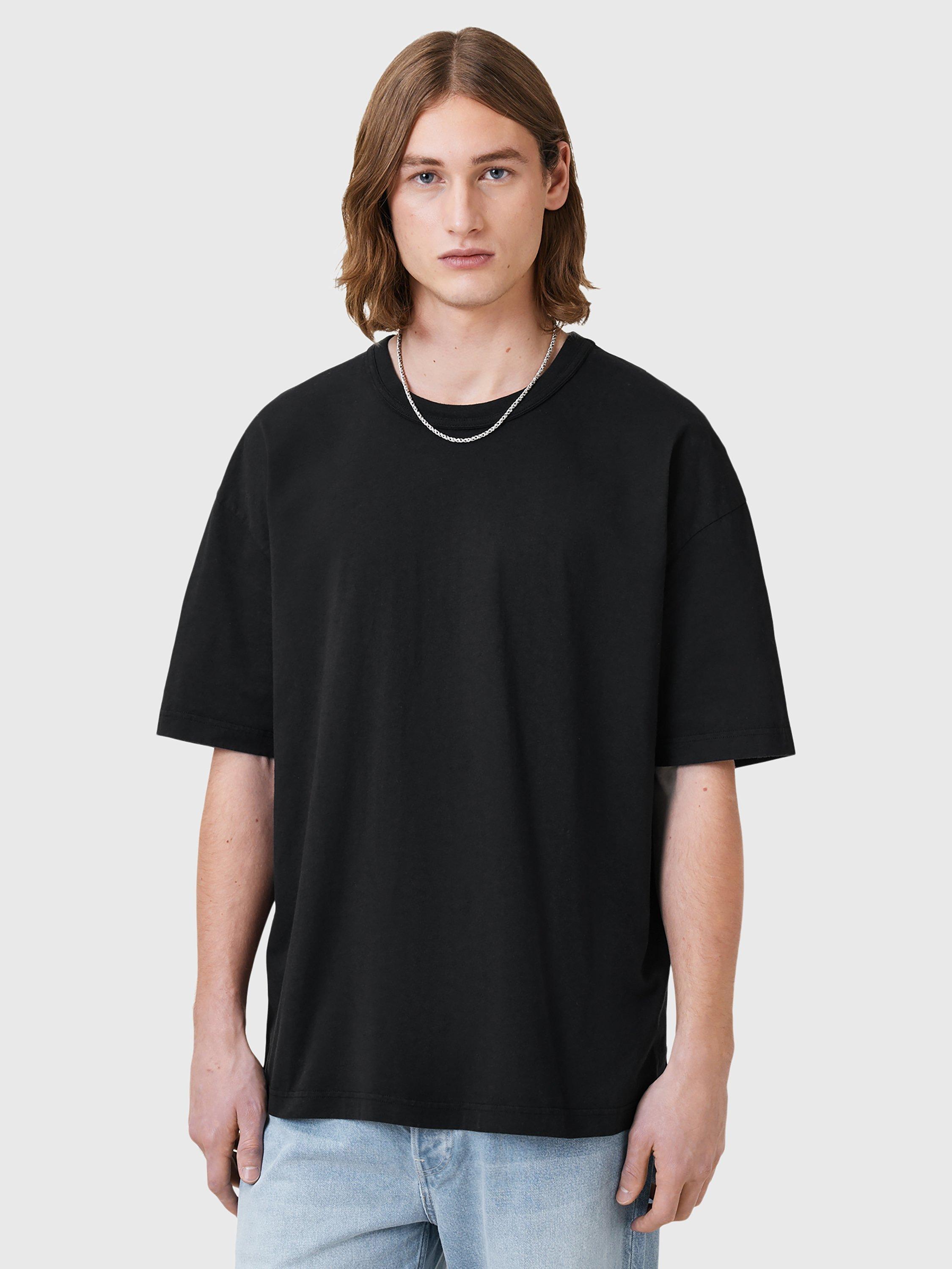 Product image 6 of 8, which shows AllSaints Sonny Oversized T-Shirt, Black, L