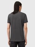 AllSaints Tonic Organic Cotton Crew T-Shirt, Carter Grey