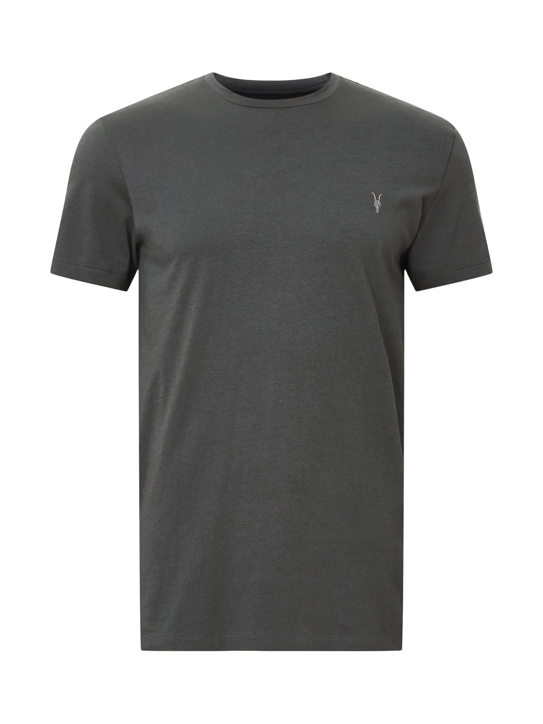Product image 4 of 5, which shows AllSaints Tonic Organic Cotton Crew T-Shirt, Carter Grey, XS