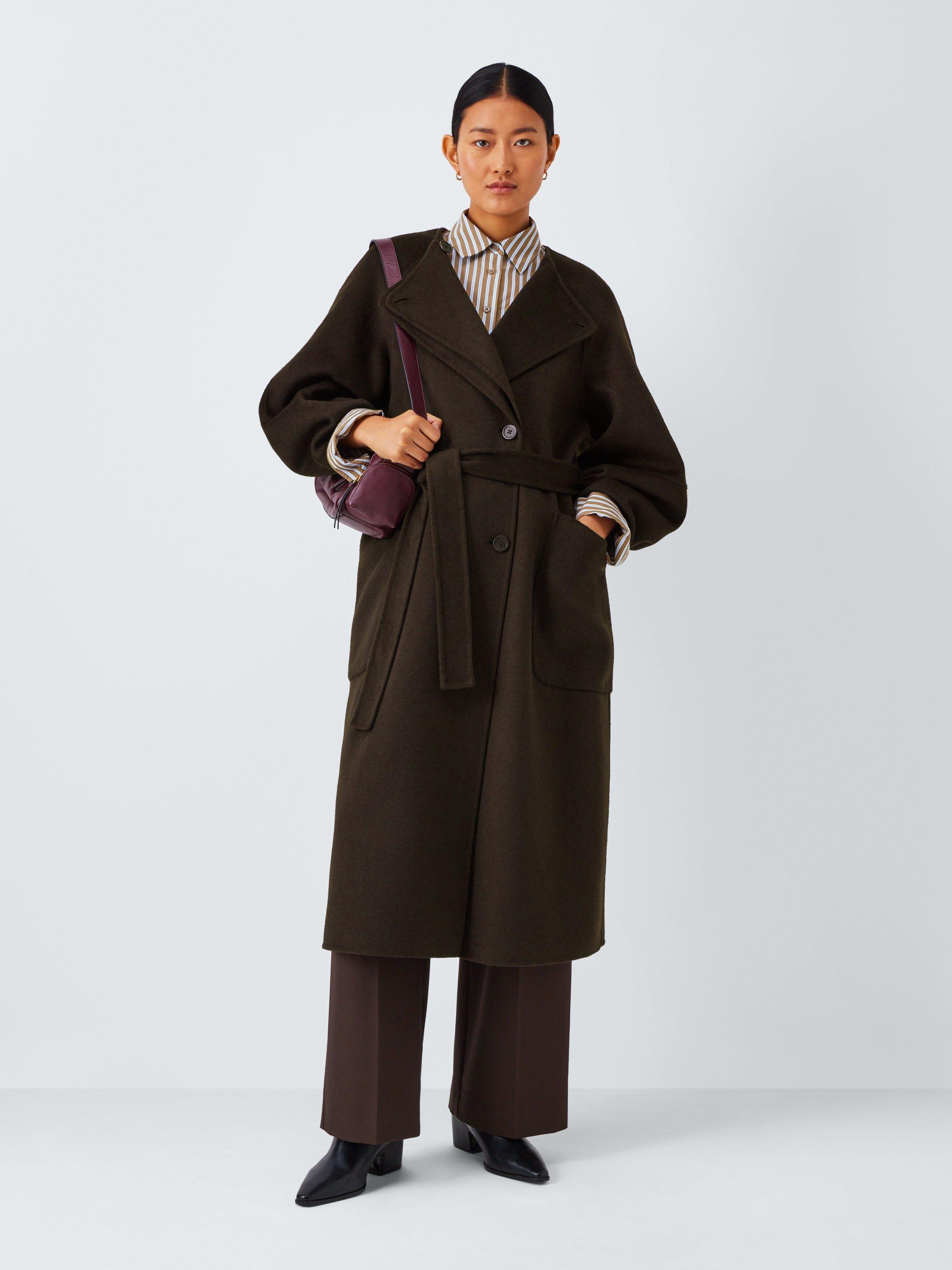 John Lewis Collarless Double Faced Hand Sewn Coat