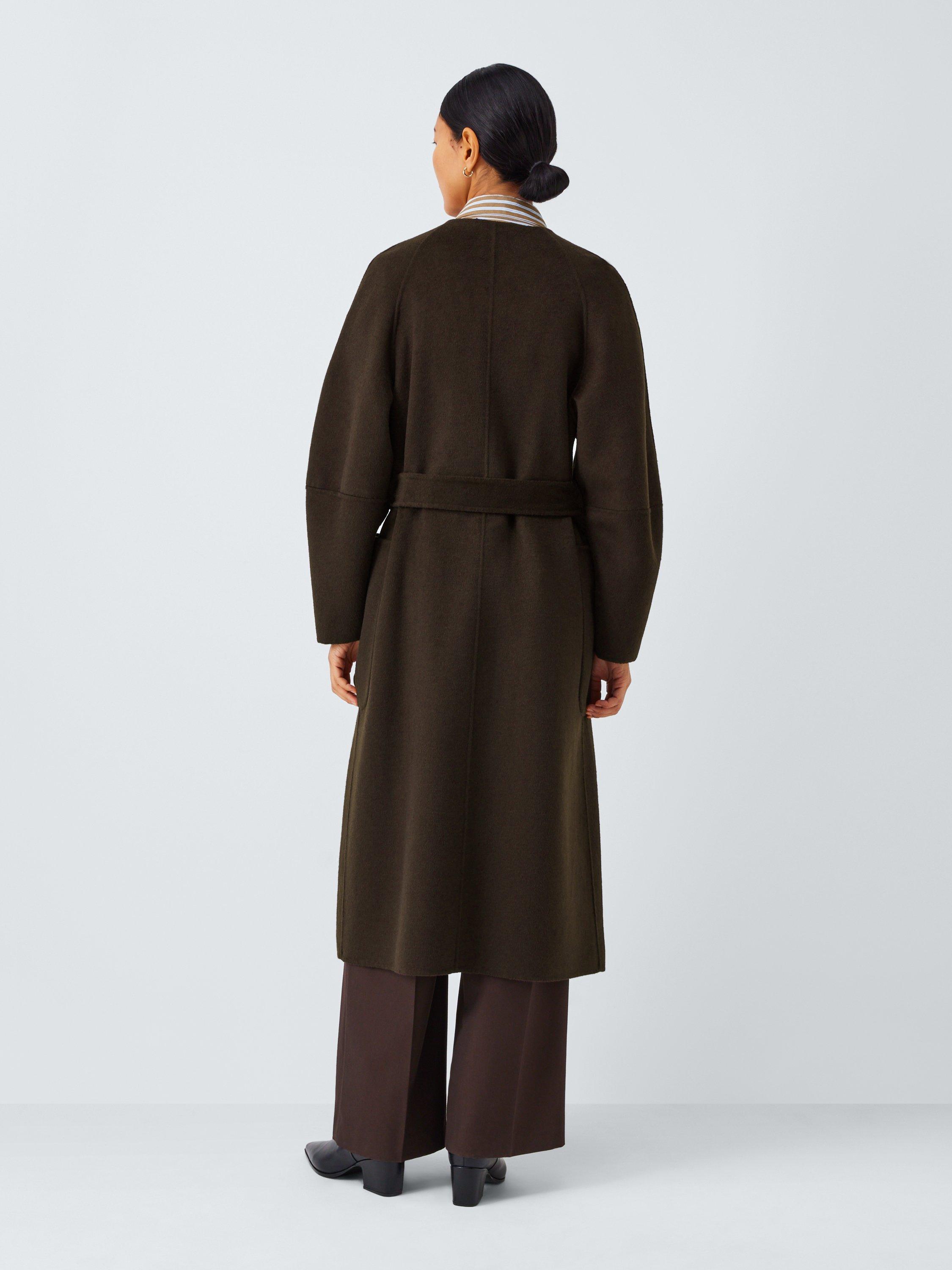 John Lewis Collarless Double Faced Hand Sewn Coat
